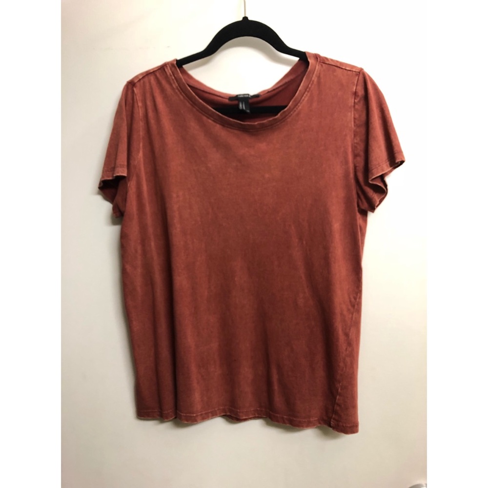 Forever 21 rust short sleeve top